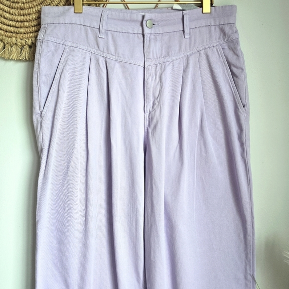 SUNDRY, New, Revolve High Waist Pleated Lavender Trouser Pants Womens Size 30 - Picture 4 of 15
